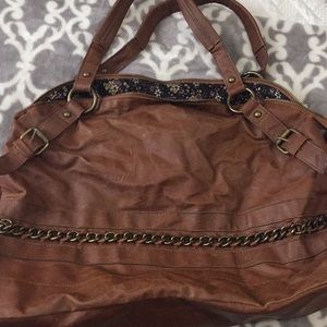Faux leather purse